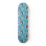 Cute Holiday Penguin Pattern Skate Boards