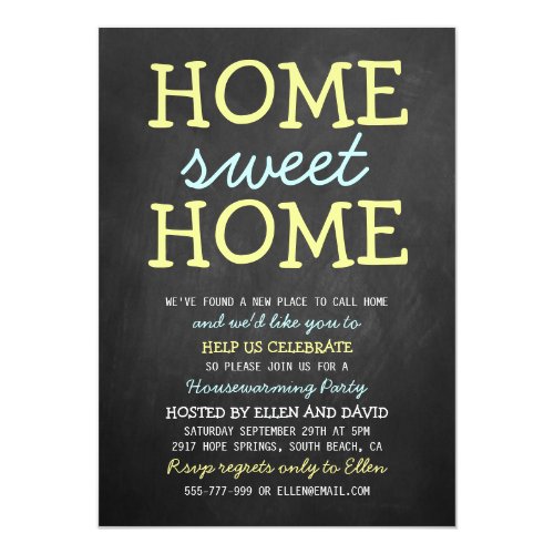 Cute Home Sweet Housewarming Invitations Cute Home Sweet Housewarming Invitations
