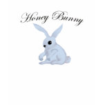 Cute Honey Bunny Design by Leslie Harlow t-shirts