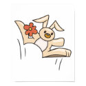 cute hopping bunny with flower posters by doonidesignsanimals cute hopping bunny with flower posters