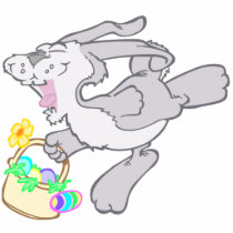 Cute Hoppy Easter Bunny Design photo sculptures by doonidesigns Cute Hoppy Easter Bunny Design photo sculptures