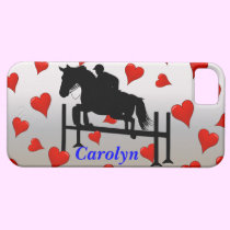 Cute Horse Jumper and Hearts casemate cases