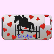Cute Horse Jumper and Hearts casemate cases