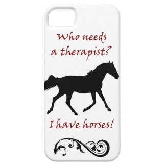 Cute Horse Therapist iPhone 5 Case-Mate Case