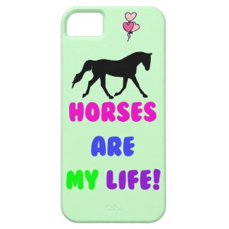 Cute Horses Are My Life iPhone 5 Cases
