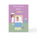 Cute Hospital Get Well Soon card