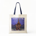 Cute Hound Dog Personal Book Bag
