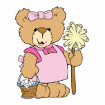 Cute House Cleaning Bear