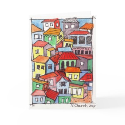 Cute house design cards by churchto12