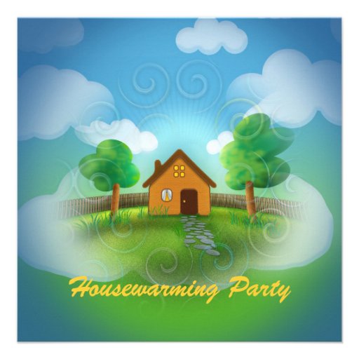 Cute Housewarming Party Invitation