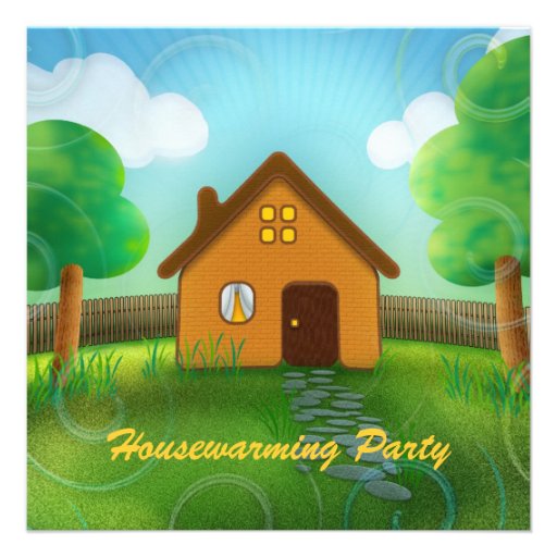 Cute Housewarming Party Invitation