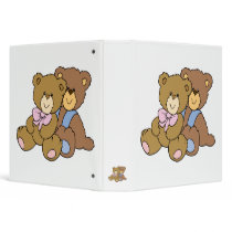Cute Hugging Friends Bears Binders
