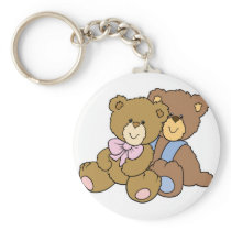 Cute Hugging Friends Bears Key Chain