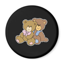 Cute Hugging Friends Bears Refrigerator Magnets