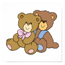 Cute Hugging Friends Bears posters