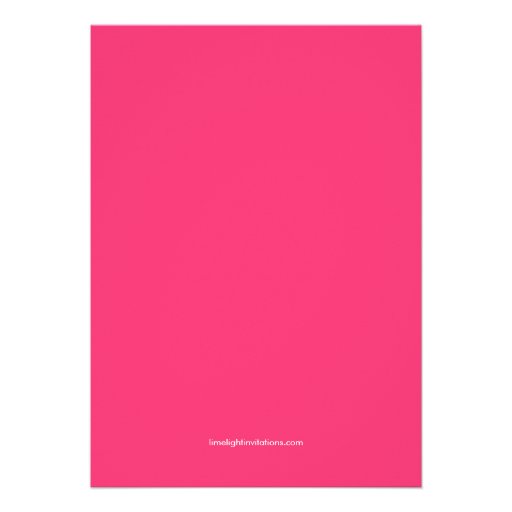 CUTE Hula Girl PInk Birthday Invitation