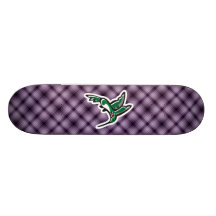 Cute Hummingbird; Purple Skate Decks