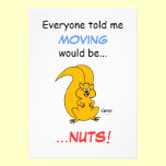Cute Humorous Change of Address Card invitations