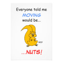 Cute Humorous Change of Address Card Announcements