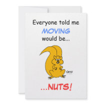 Cute Humorous Change of Address Card Announcements