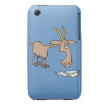 cute hungry goat cartoon iPhone 3 Case-Mate case