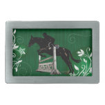 Cute Hunter Jumper Horse Belt Buckle