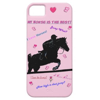 Cute Hunter Jumper Horse Doodles Case-Mate Case