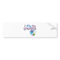 Cute I Flip for Gymnastics Apparel and Gifts Bumper Sticker