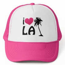 Cute I Love LA Hat