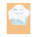 Cute Ice Cream Dish Post Cards