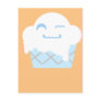 Cute Ice Cream Dish Post Cards