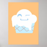 Cute Ice Cream Dish Print