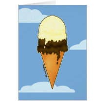 Cute Ice Cream Note Cards