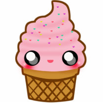 Cute Ice Cream photo sculptures