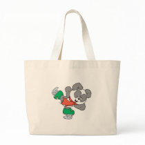 Cute Ice Skating Panda Bear bags by doonidesigns Cute Ice Skating Panda Bear bags