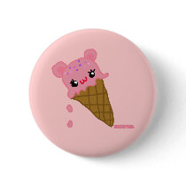 cute icecream buttons