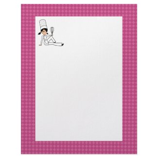 Cute Illustrated page for Recipes letterhead