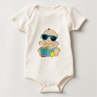 Cute infant Beach outfit zazzle_shirt