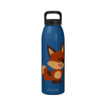 Cute Innocent Cartoon Fox Water Bottle