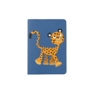 Cute Insouciant Cartoon Cheetah Passport Cover Passport Holder