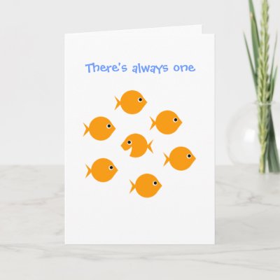 Cute Inspirational &quot;Always One&quot; Cartoon Greeting Card by 