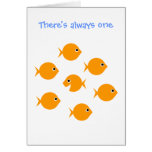 Cute Inspirational "Always One" Cartoon Greeting Card