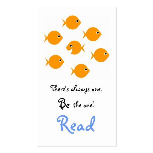 Cute Inspirational Elementary School Bookmark Business Card Templates