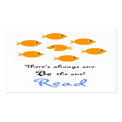 Cute Inspirational Elementary School Bookmark Business Card Templates