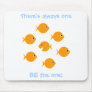 Cute Inspirational Free Spirit Cartoon Mousepad