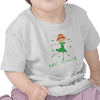 Cute Irish Princess Baby Infant Tee Shirt shirt