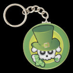 Cute Irish Skull keychains