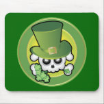 Cute Irish Skull mousepads