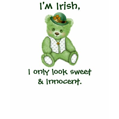 Cute Irish Teddybear Tshirts Zazzle_shirt