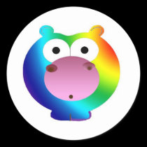 Cute Irregular Critter stickers stickers